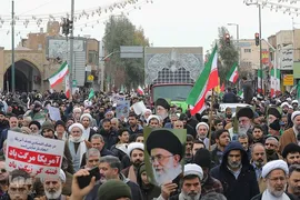 تشییع شهدای مدافع امنیت در قم