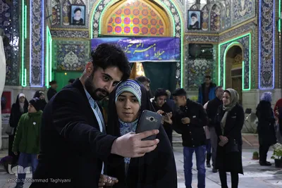 ⁨تحویل سال نو در امام زاده محمد(ع) و سکینه خاتون(س) کرج