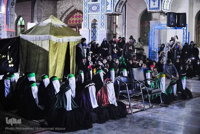تعزیه حسینی در حرم علی بن‌ مهزیار