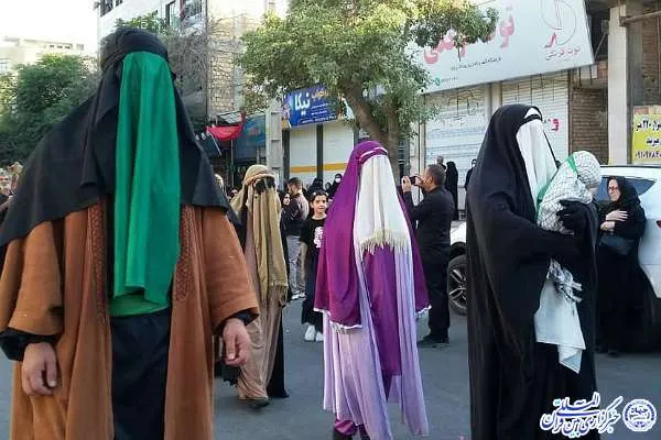 عکس | تعزیه‌خوانی کاروان نمادین ورود به کربلا در کرج