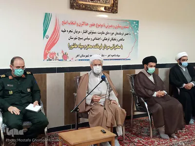 سفر یک روزه سردار عابدین خرم، فرمانده سپاه عاشورا و حضور بین عشایر ارسباران و آحاد مختلف مردم اهر
