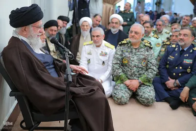 دیدار جمعی از فرماندهان نیروهای مسلح