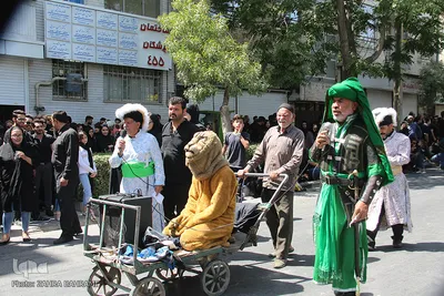 عزدارای ظهر عاشورا در اراک