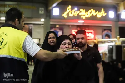 تردد شبانه زوار در مرز شلمچه