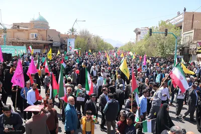 راهپیمایی روز قدس در یزد