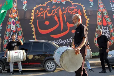 مراسم عزاداری سومین روز از شهادت حضرت اباعبدالله الحسین(ع) در شیراز