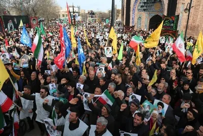 حماسه اردبیلی‌ها در سوگ رهبر شهید