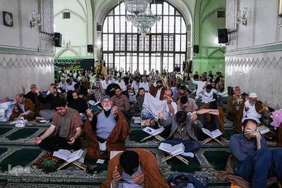 مراسم معنوی اعمال ام داود در حرم عبدالعظیم الحسنی(ع)