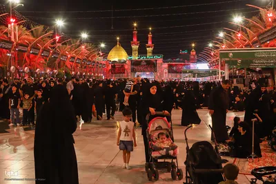 بین الحرمین در انتظار پیکر مطهر رهبر شهید