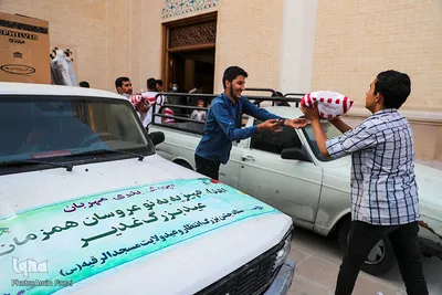 رزمایش کمک مومنانه در حرم مطهر شاهچراغ (ع)