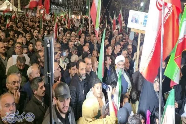 سوگواری دانش آموزان بابلسری در چهلم شهادت دانش آموزان میناب