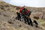 آیین سنتی «نخل‌گردانی» در روستای ابیانه نطنز