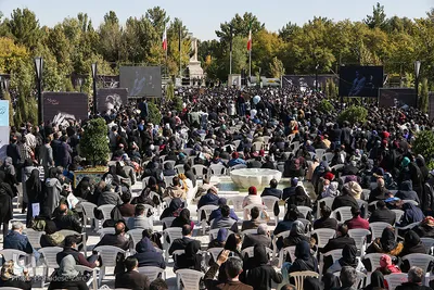 مراسم خاکسپاری پیکر محمدرضا شجریان