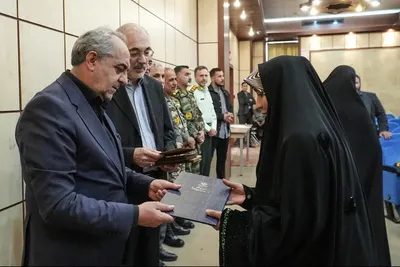 آیین تجلیل از شهدای جنگ تحمیلی دوم
