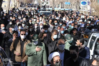 تشییع شهدای گمنام در شهرکرد‎‎
