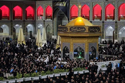 شام غریبان شهادت امام رضا(ع) در حرم مطهر رضوی
