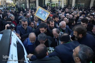 مراسم تشییع پیکر مرحوم «موسوی قهار» مداح و مناجات خوان پیشکسوت