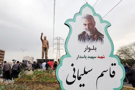 رونمایی از تندیس سردار سلیمانی در اهواز