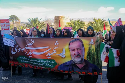 راهپیمایی ۹دی در شیراز