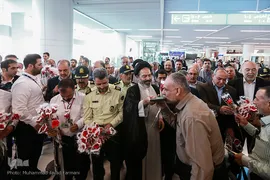 آئین بدرقه اولین کاروان حج تمتع ۱۳۹۸