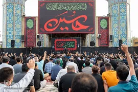 مراسم سیاه‌پوشان امامزاده محمد (ع) کرج