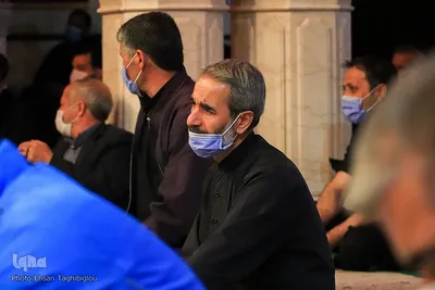 مراسم شب اربعین در حسینیه اعظم زنجان‎‎