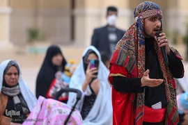 مراسم آیینی تعزیه در حرم شاهچراغ (ع)
