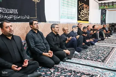 عزاداری شب شهادت امام رضا در تکاب‎