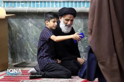 مراسم بزرگداشت چهلمین روز خاکسپاری مقام معظم رهبری در اهواز عکاس محمد محمدعلی پور