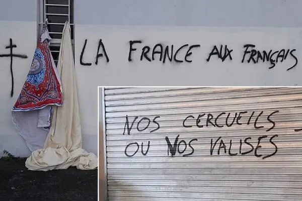France: Muslim Community Frustrated as Mosque Targeted by Islamophonic Graffiti
