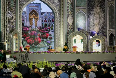 مراسم تحویل سال 1402 در حرم مطهر رضوی