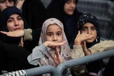 دیدار هزاران نفر از دانشجویان سراسر کشور با رهبر معظم انقلاب