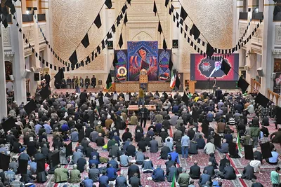 مراسم چهلمین روز شهادت قائد شهید امت در حرم شاهچراغ(ع)