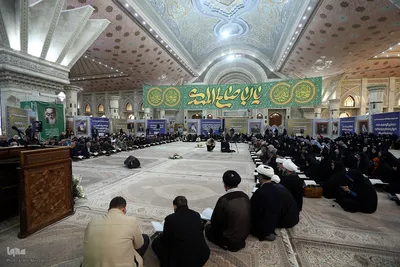 تجدید میثاق قاریان، حافظان، فعالان و مدیران امور قرآنی با آرمان‌های انقلاب اسلامی