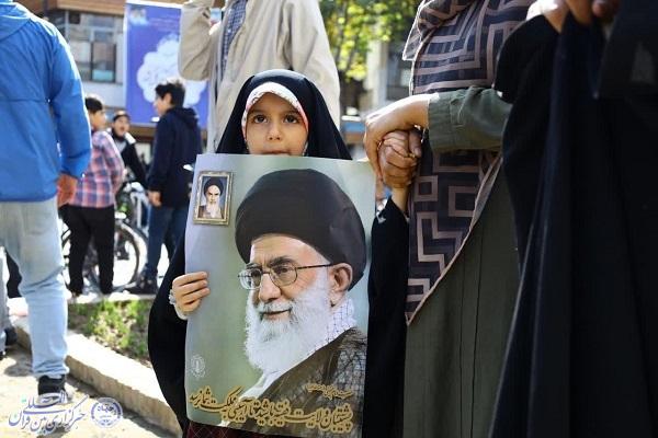 راهپیمایی ضد صهیونستی دیار علویان ساری