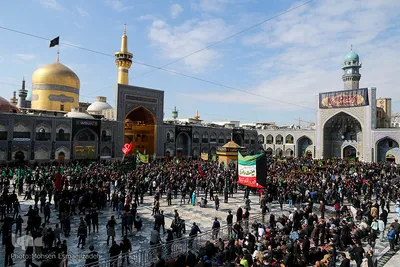 عزاداری ۲۸ صفر در حرم مطهر رضوی