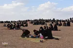 عزاداری عصر عاشورا در صحرا - سمنان