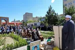 تجمع حمایتی طلاب و روحانیون تبریز در پشتیبانی از فرمایشات مقام معظم رهبری