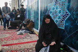 عزاداری شهادت امام رضا(ع) در حرم مطهر رضوی