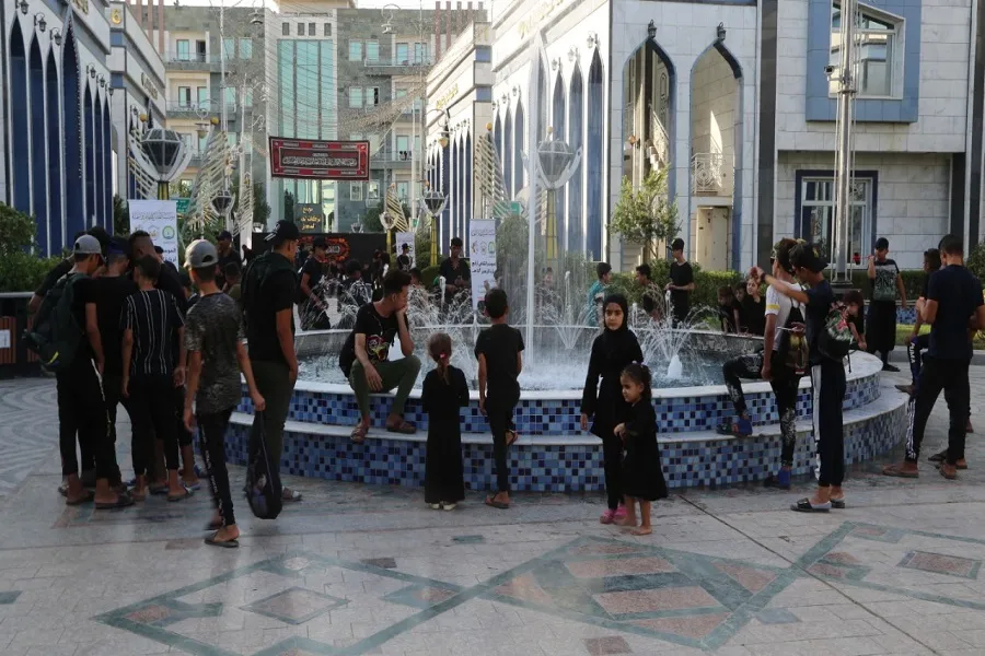 بالصور...مدينة سيد الاوصياء للزائرين تفتح أبوابها لزوار الأربعين الحسيني