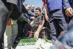 تشييع و خاكسپاري پيكر جانباز قهرمان بهمن گلبارنژاد