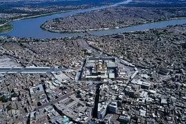 حرم مطهر و نورانی امام موسی کاظم (ع) در شهر کاظمین عراق