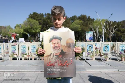 گلستان شهدای اصفهان در انتظار پیکر شهید زاهدی