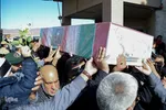 مراسم تشییع شش شهید گمنام در بیرجند