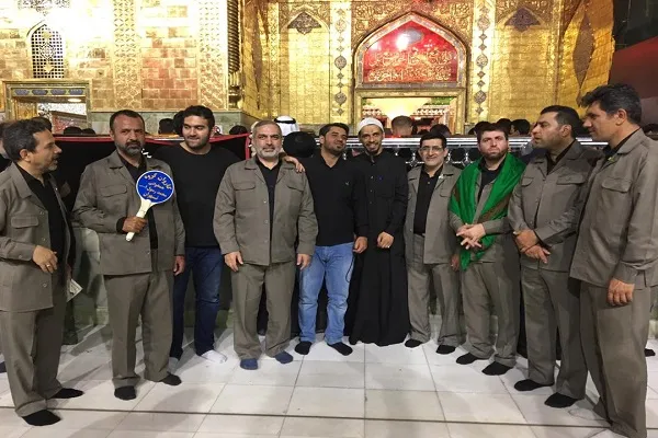 گزارشی از فعالیت گروه تواشیح محمد رسول‌الله(ص) در اربعین + فیلم و عکس