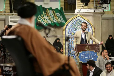 دیدار مداحان اهل‌بیت(ع) با رهبر انقلاب