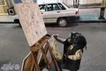 موج پنجاه و هفتمین شب اجتماع مردم  بابلسر  در  میدان شهدای بیت المقدس