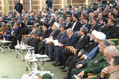 حضور رئیس قوه قضائیه در جلسه نقش امنیت قضایی در جهش تولید با مشارکت مردم در آذربایجان‌غربی‎