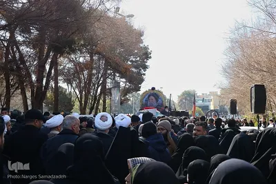تشییع پیکر آیت‌الله مستجاب‌الدعواتی در اصفهان