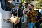 مراسم بدرقه کاروان زیارتی مرقد امام خمینی (ره)